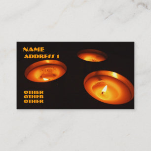 Candles Business Card
