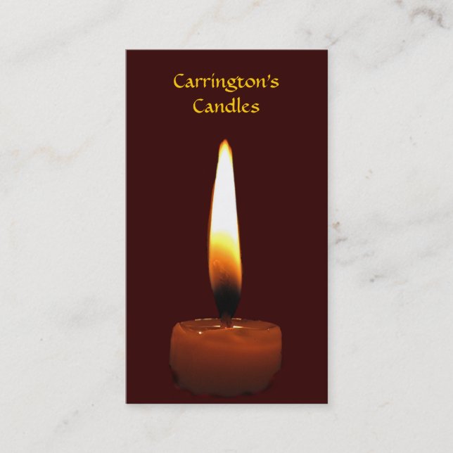 Candles Business Card (Front)