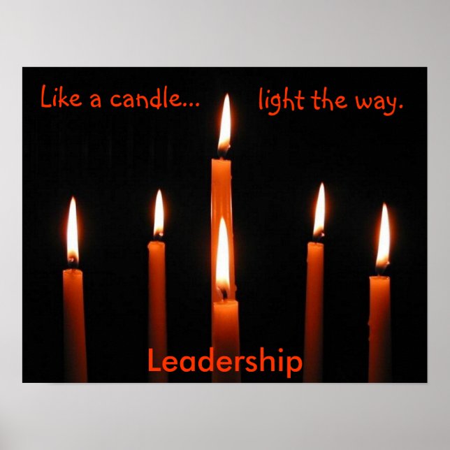 Candles by tdgallery - leadership poster (Front)