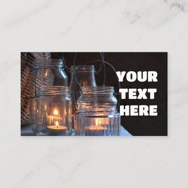CANDLES CUSTOM BUSINESS CARDS (Front)
