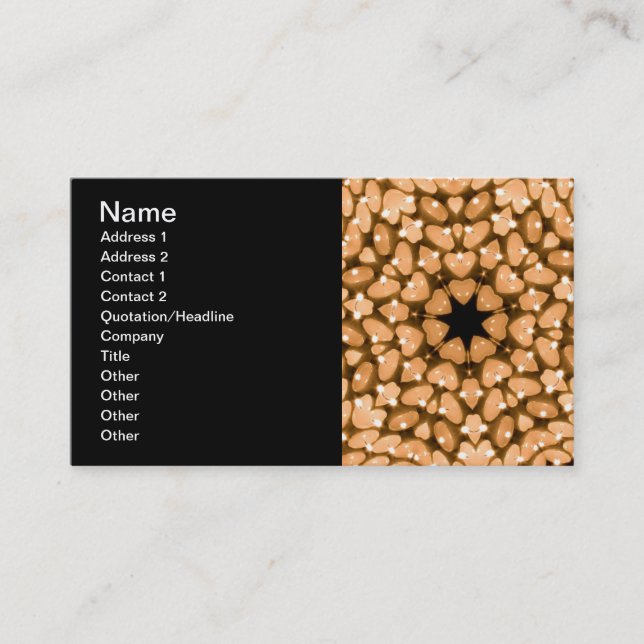 Candles Kaleidoscope Business Card (Front)