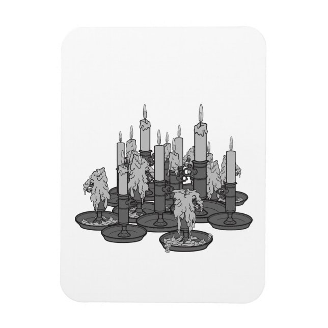 Candles Magnet (Vertical)