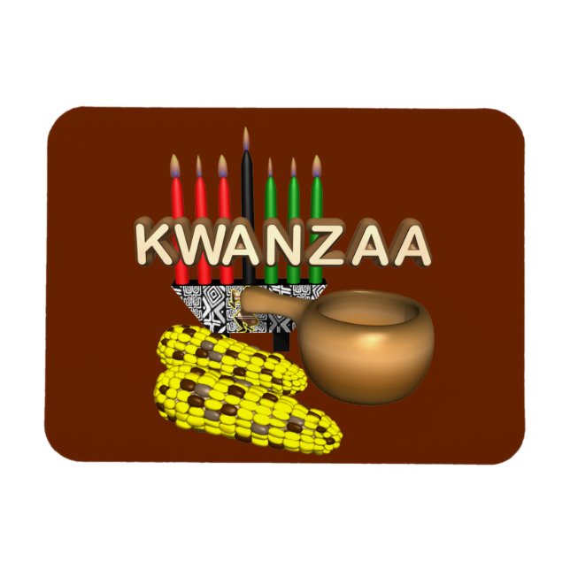 Candles of Kwanzaa - Magnet (Horizontal)