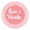 Candles Packaging Rose Pink Circle Product Name