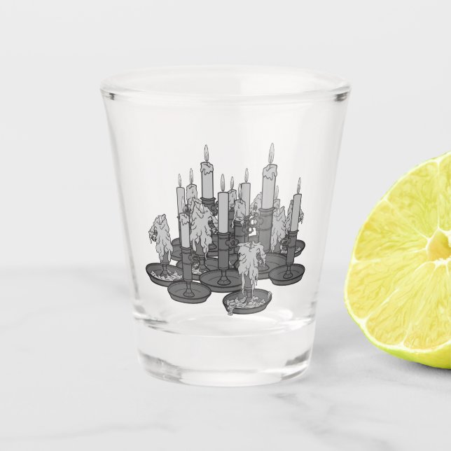 Candles Shot Glass (Front)