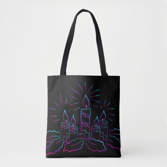 Candles Tote Bag (Front)