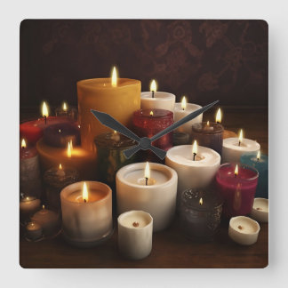 Candles Wall clock