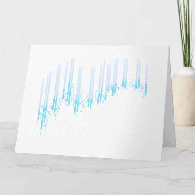 Candlestick chart card (Front)