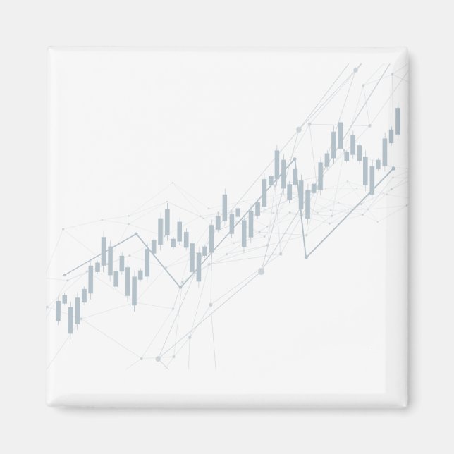 Candlestick chart magnet (Front)