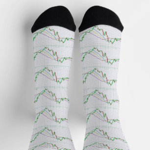 Candlestick Stock Market Chart Socks