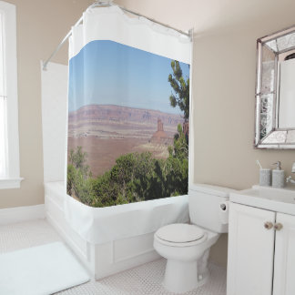 Candlestick Tower Shower Curtain