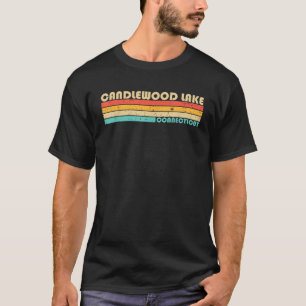 CANDLEWOOD LAKE CONNECTICUT Funny Fishing Camping T-Shirt