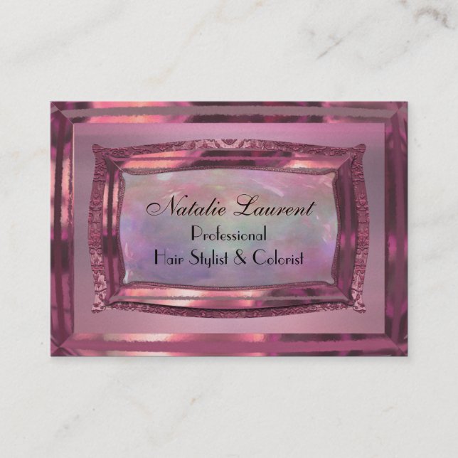 Candscent Elegant  Pearl Professional Business Business Card (Front)