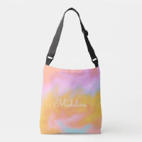 Candy Abstract Hologram Name Crossbody Bag
