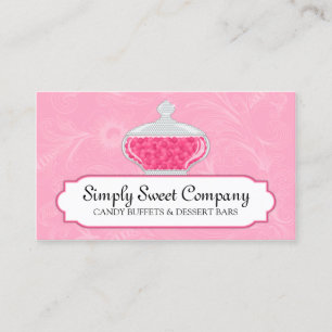 Candy and Dessert Buffet Business Card