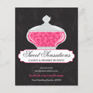 Candy and Dessert Buffet Business Flyer