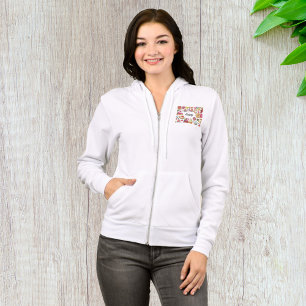 Candy and Dessert Doodles Sweet Treats Pattern Hoodie