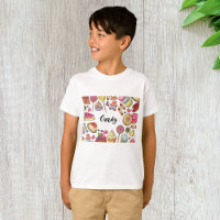 Candy and Dessert Doodles Sweet Treats Pattern 