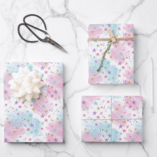 Candy and Sugar Pattern Wrapping Paper Sheet