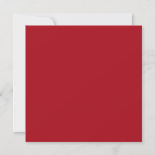 Candy Apple Red Autumn Fall Season Solid Colour Card