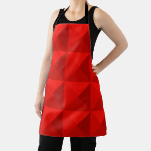 Candy Apple Red Pyramids Apron