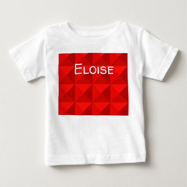 Candy Apple Red Pyramids  Baby T-Shirt (Front)