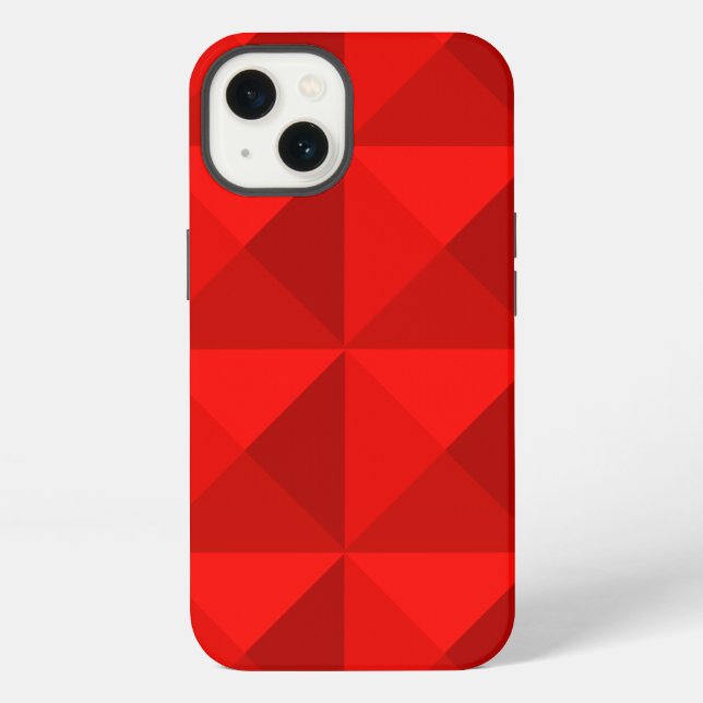 Candy Apple Red Pyramids  iPhone Case (Back)