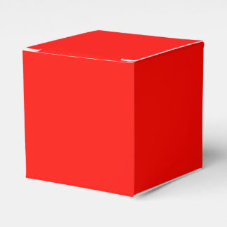 Candy apple red (solid color) favour box
