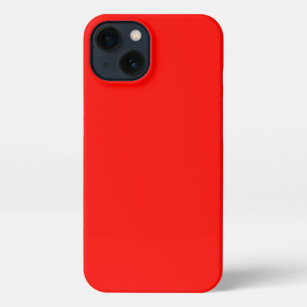 Candy Apple Red Solid Colour iPhone 13 Case