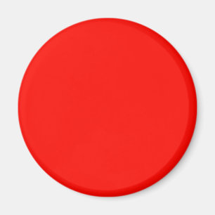 Candy Apple Red Solid Colour Magnet