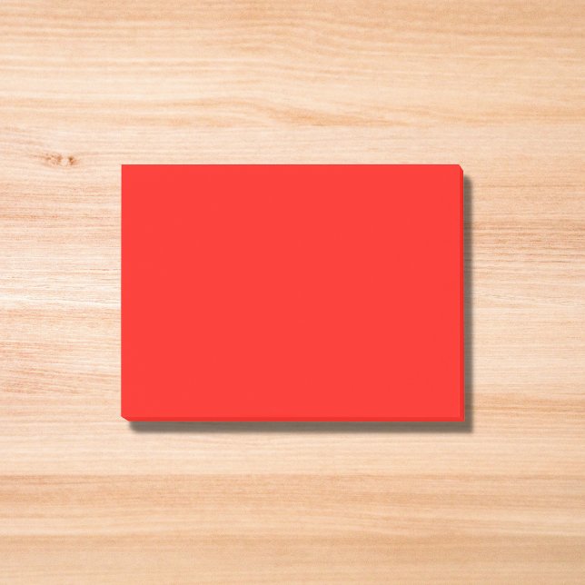 Candy Apple Red Solid Colour Post-it Notes (Creator Uploaded)
