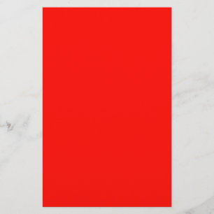 Candy Apple Red Solid Colour Stationery
