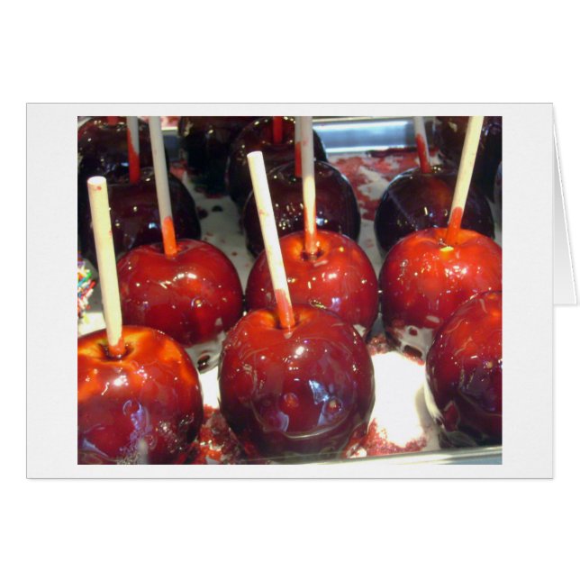 Candy Apples Card (Front Horizontal)