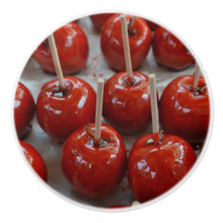Candy Apples in Fantasyland Ceramic Knob