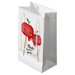 Candy Apples Stuck on You Small Gift Bag