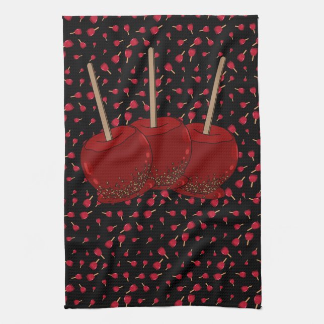 Candy Apples Tea Towel (Vertical)