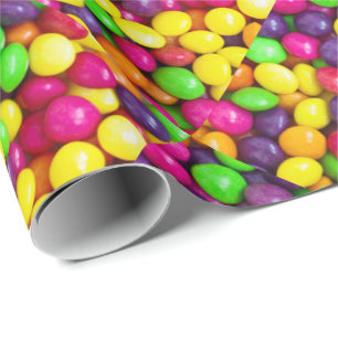 Candy background wrapping paper