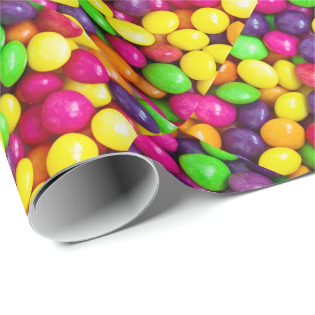 Candy background wrapping paper (Roll Corner)