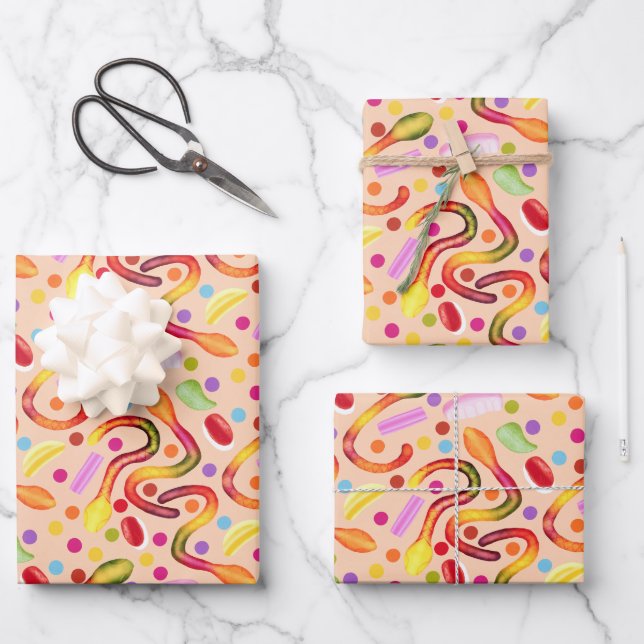 Candy Bag    Wrapping Paper Sheet (Front)