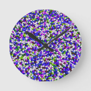 Candy Balls 2 Round Clock