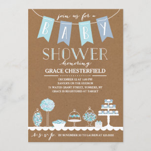 Candy Bar   Baby Shower Invitation