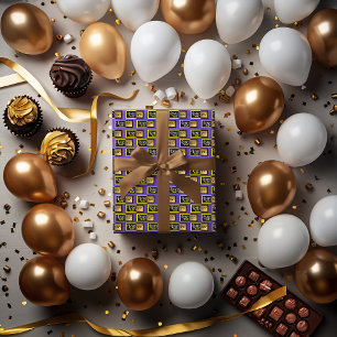 Candy Bar Golden Ticket  Wrapping Paper