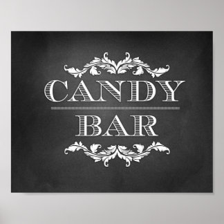 Candy Bar Table Sign 8x10
