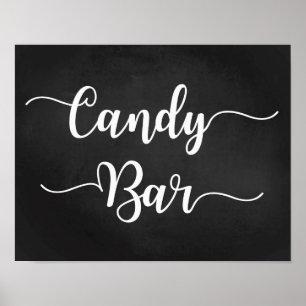 Candy Bar Wedding Sign Modern Calligraphy Signs