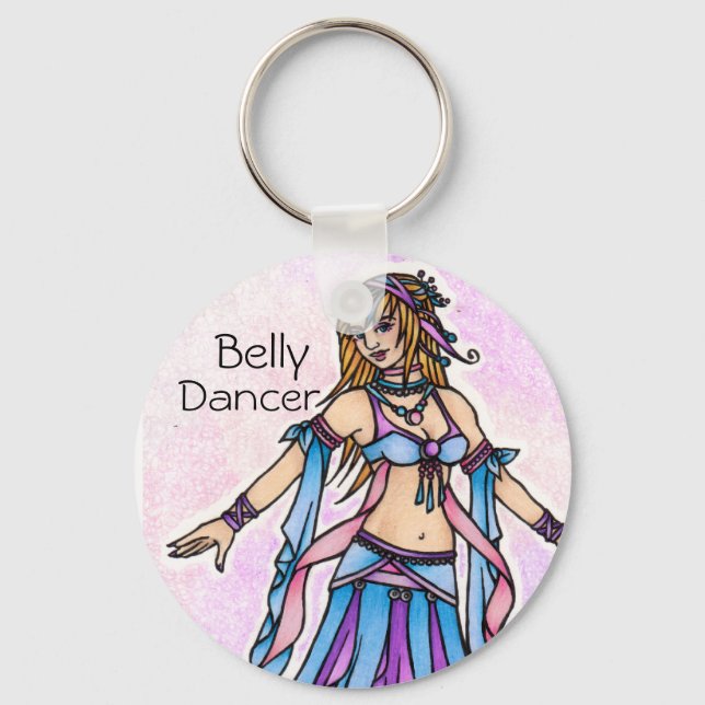 Candy Belly Dancer Keychain (Front)