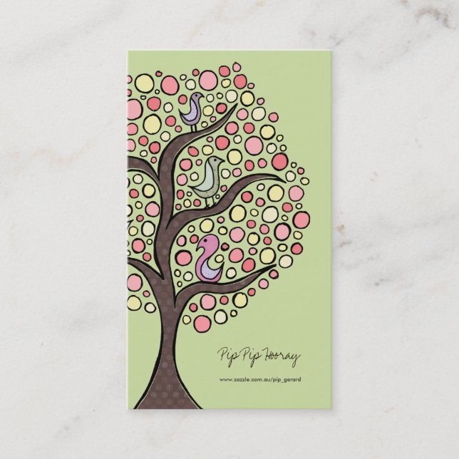 Candy Bird Tree Online Store Business Profile Card (Front)