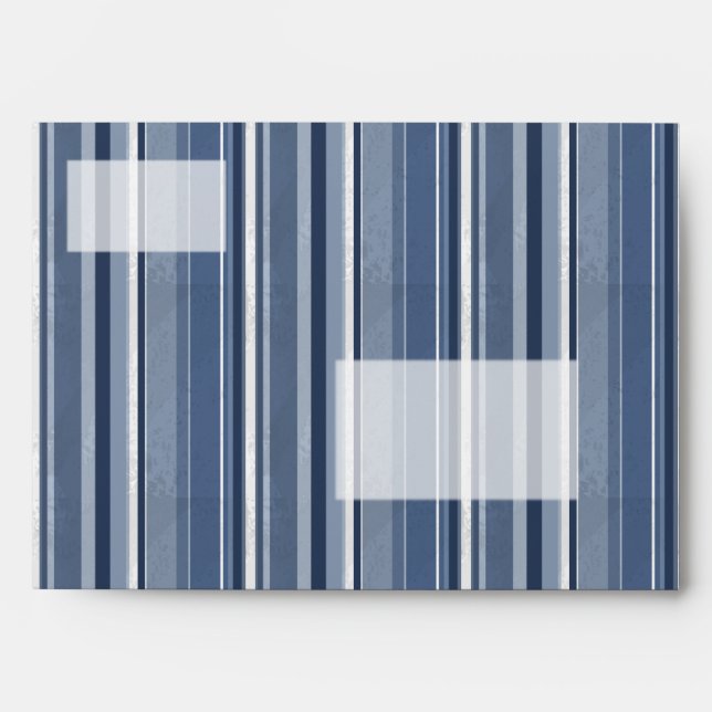 Candy Blue Stripes Envelopes (Front)