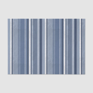 Candy Blue Stripes Tissue Paper