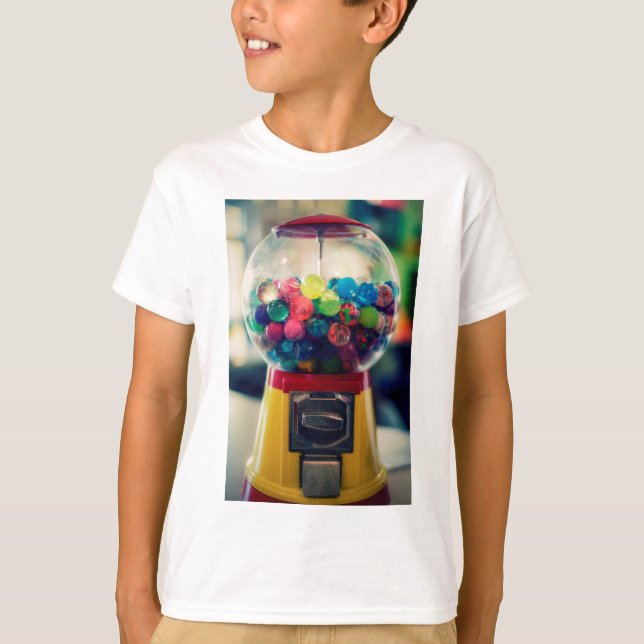 Candy bubblegum toy machine retro T-Shirt (Front)