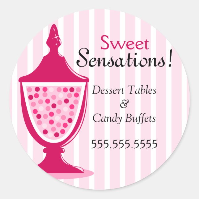 Candy Buffet and Dessert Tables Stickers (Front)